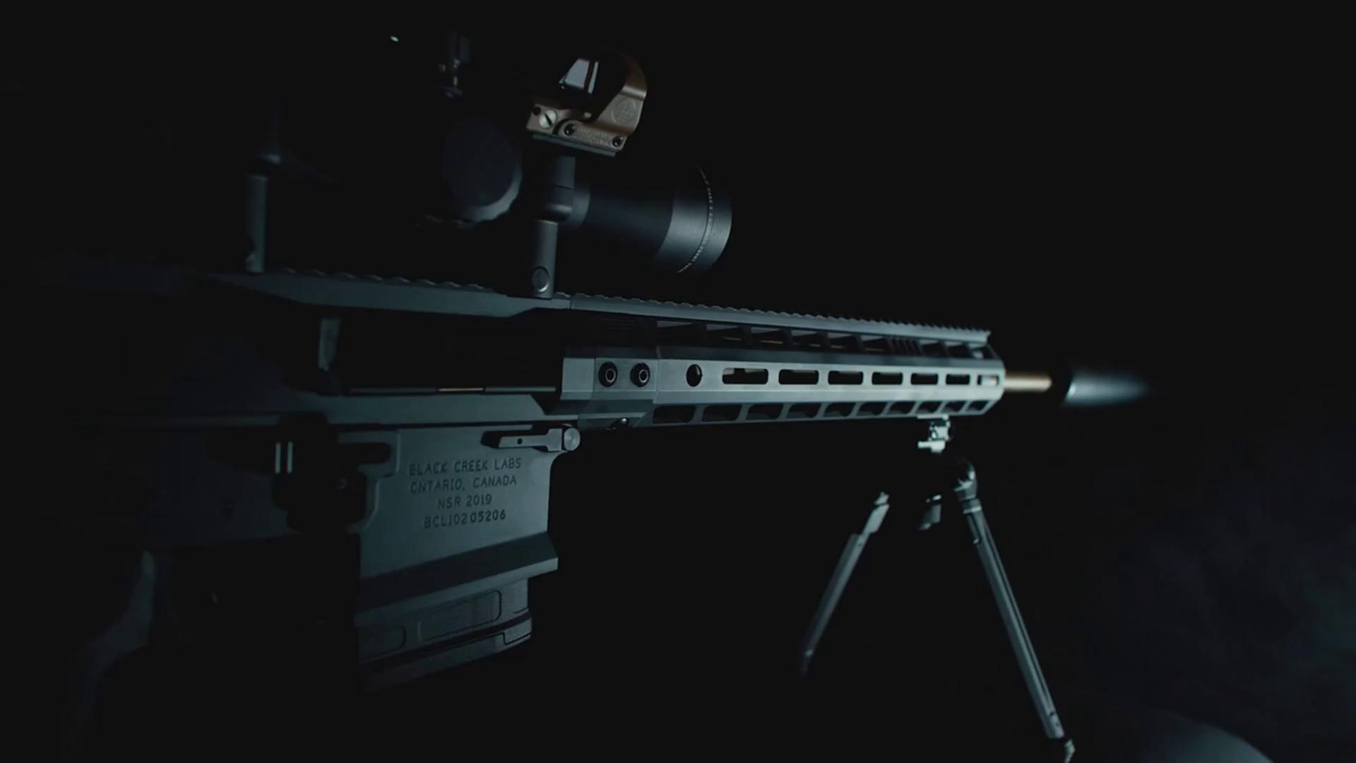 Modern rifle system with modular configuration
