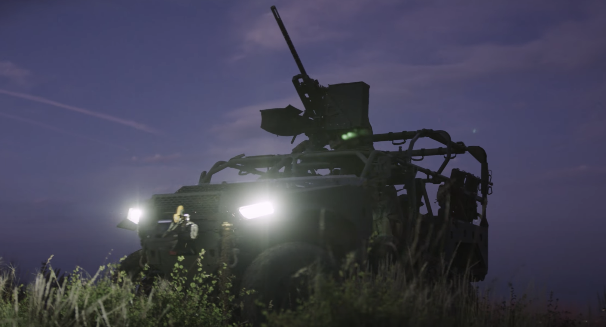 Tactical vehicle formation during training exercise