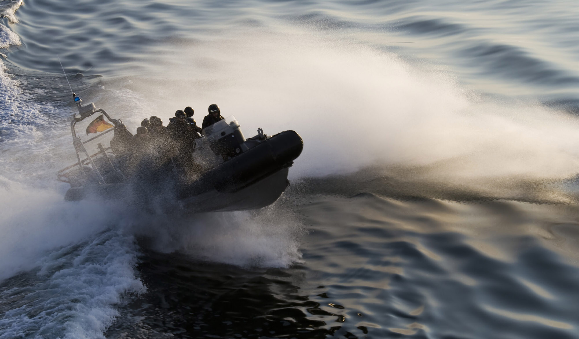 Mission boat in maritime operations